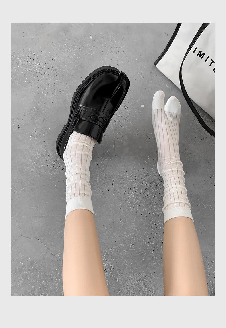Stylish Cotton Tabi Socks for Women | Comfortable Two-Toed Socks