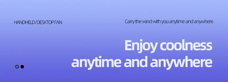 Portable Mini Handheld Fan | USB Rechargeable Mute Travel Fan