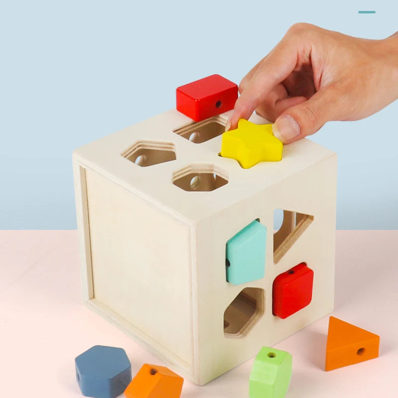 Educational Montessori Math Toy | Wooden Bead Wire Maze Puzzle