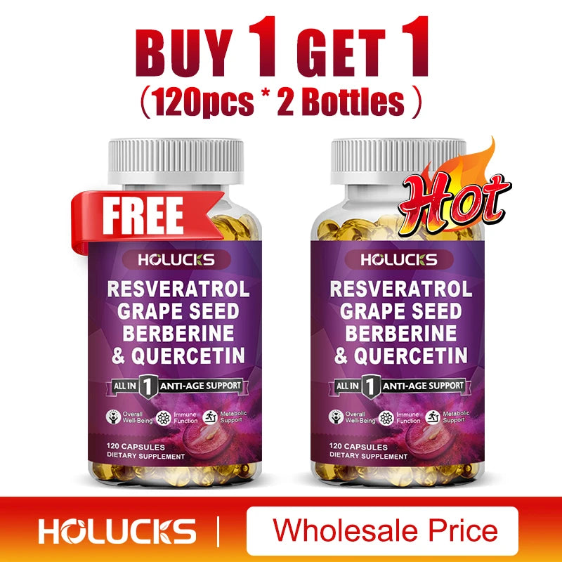 Resveratrol Supplement for NAD+ Boost, Anti-Aging & Wellness