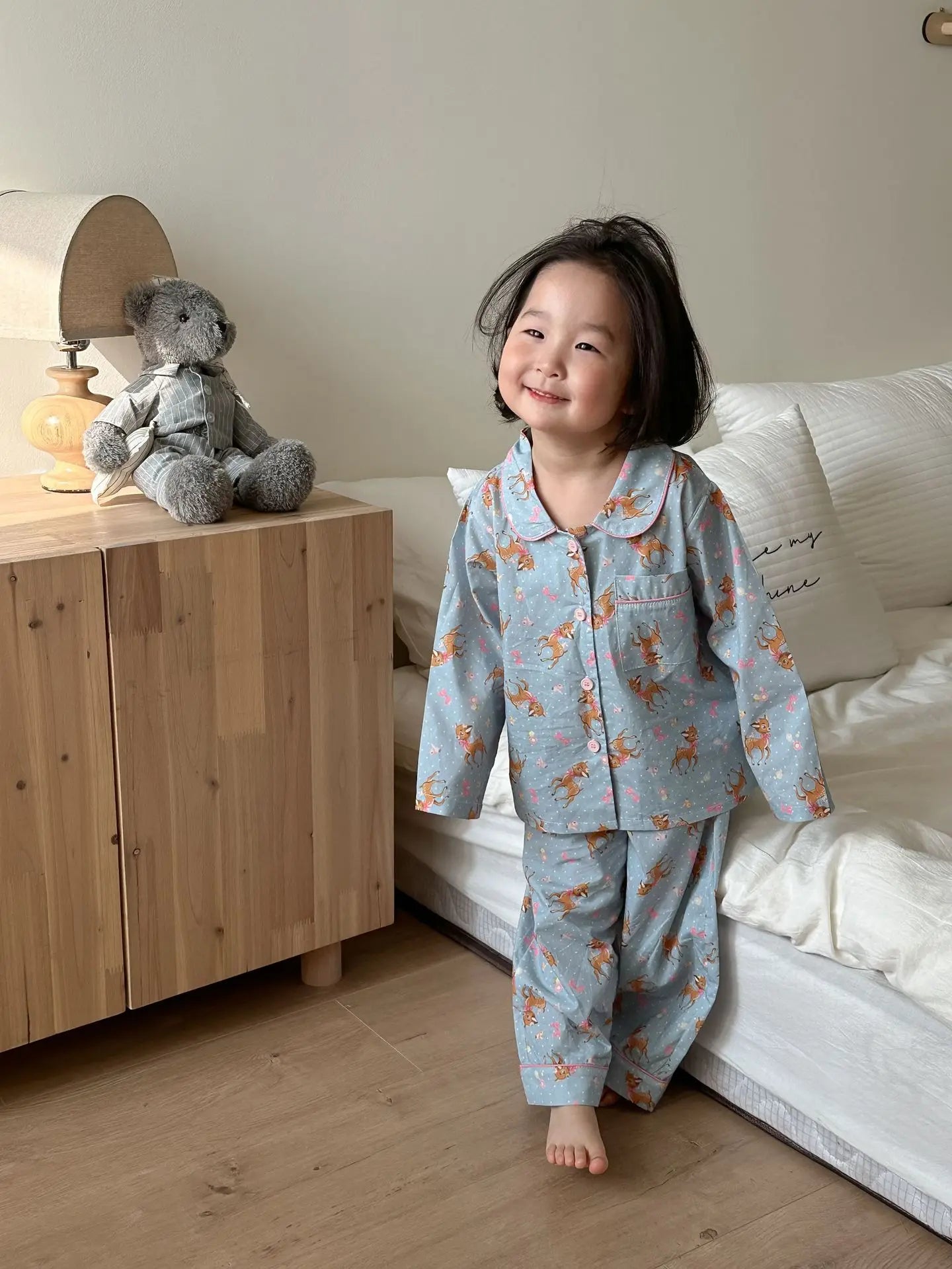 Spring Children's Cartoon Homewear Outfits | Cute Pajamas Set