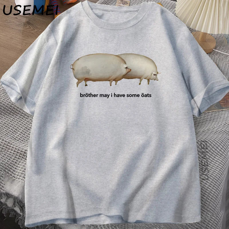 Funny Pig Graphic T-Shirt for Men and Women | Casual Summer Tee
