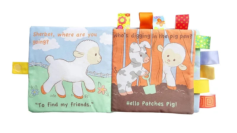 Soft Baby Cloth Animal Book | Engaging Sensory Learning Toy