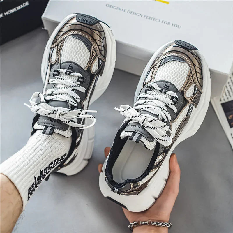 Lightweight Outdoor Sports Shoes for Men | Breathable Casual Sneakers
