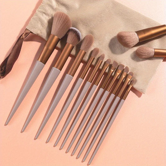 Women's 13pc Cosmetic Brush Set | Flawless Makeup Tools 2026