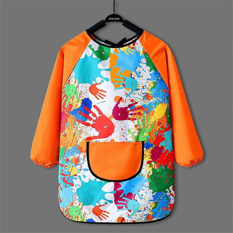 Waterproof Children's Art Apron | Long Sleeved Cover for Kids