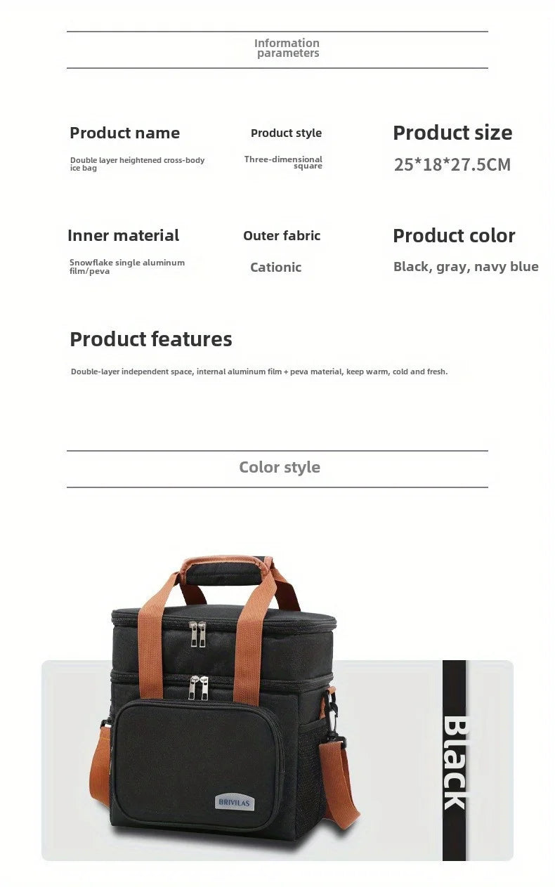 Bolsa Térmica Porta Alimentos Duradera | Versátil y Elegante