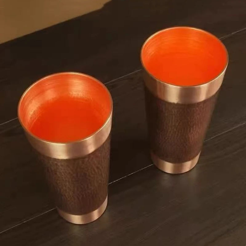 Handcrafted Pure Copper Coffee Cup | Vintage Moscow Mule Tumbler