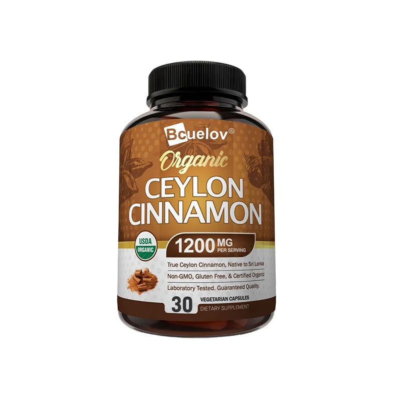 Natural Ceylon Cinnamon Capsules | Anti-Inflammatory & Antioxidants