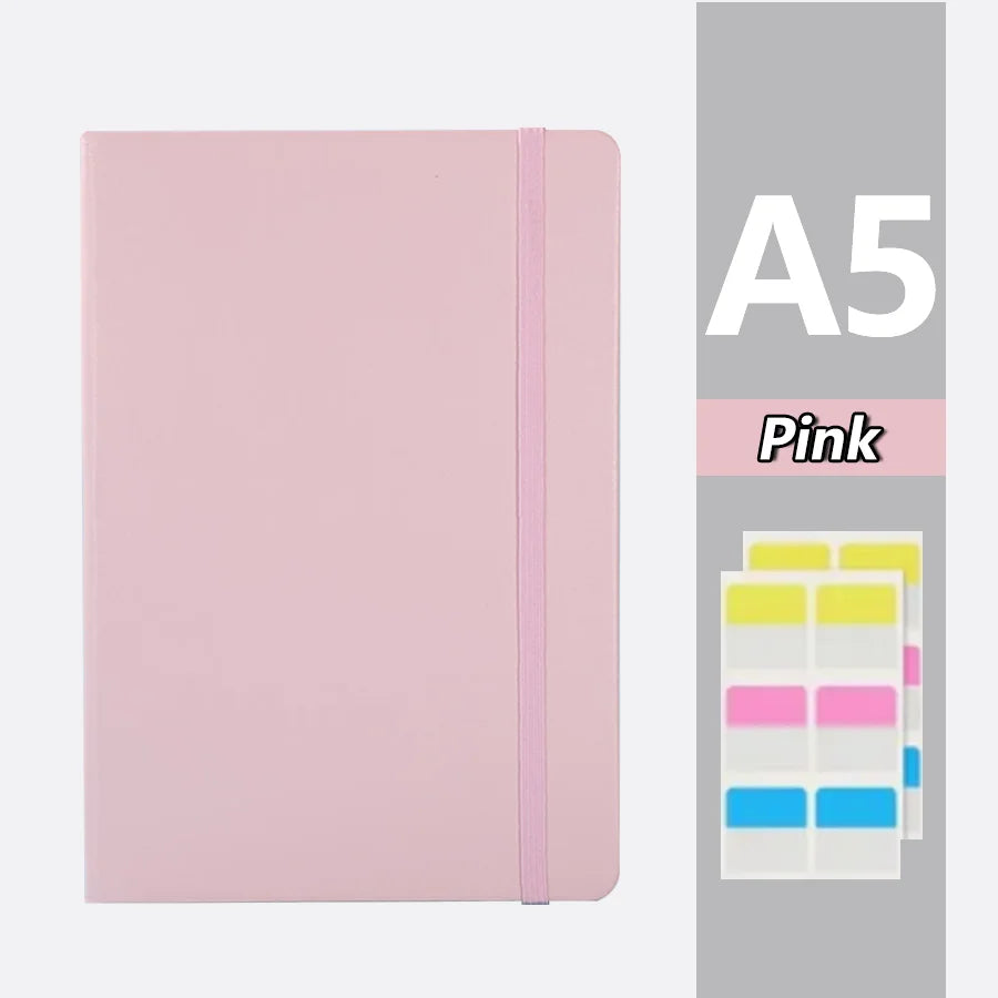 Premium A5 PU Notebook | 200 Pages for Students & Professionals