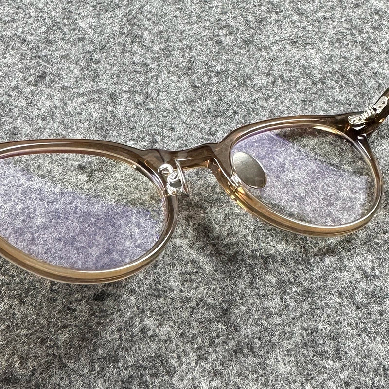 Unisex Retro Round Acetate Eyeglasses Frames | Timeless Style