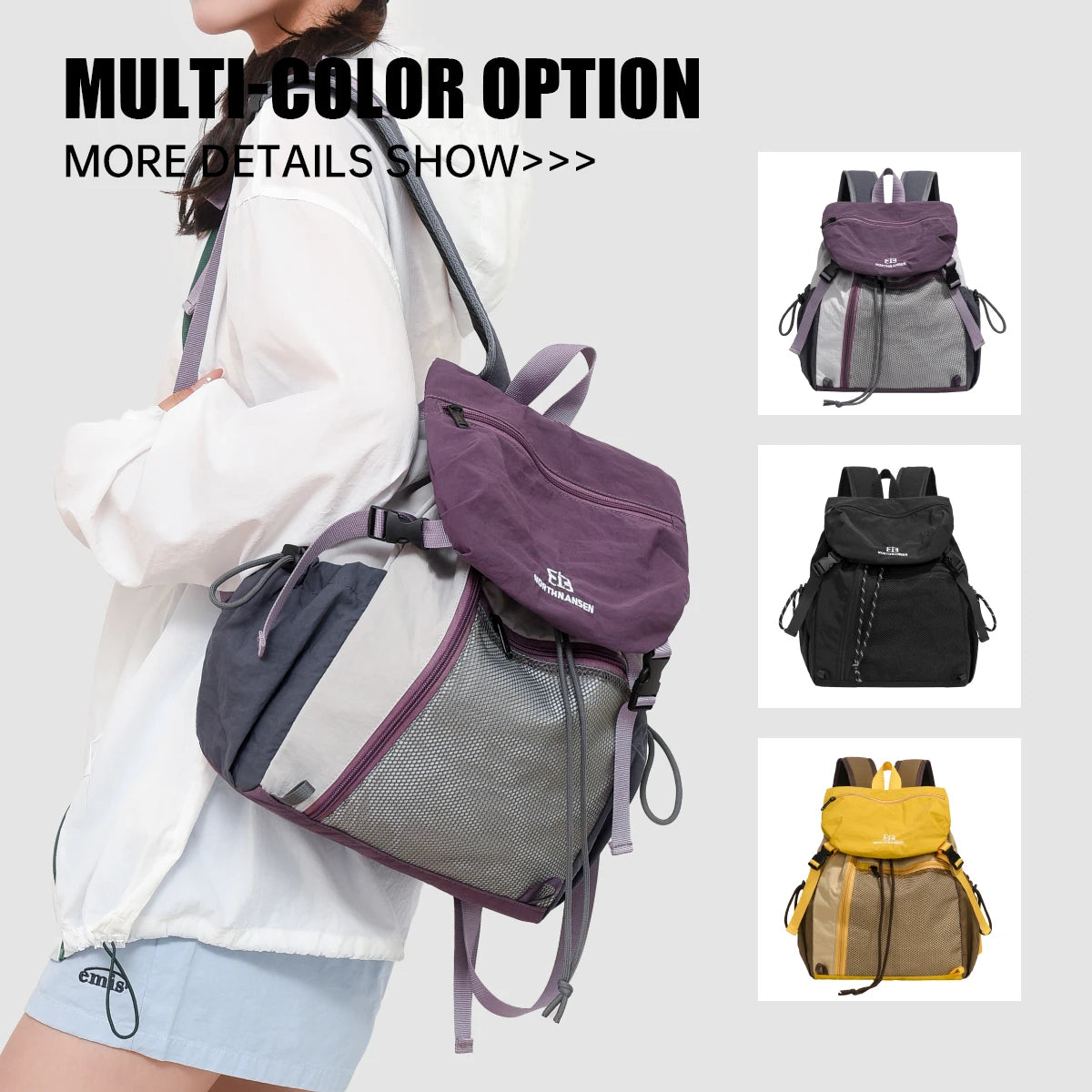 Lightweight Waterproof Small Outdoor Backpack for Women