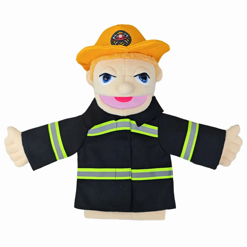 Cartoon Profession Series Plush Hand Puppets | Fun & Engaging Dolls