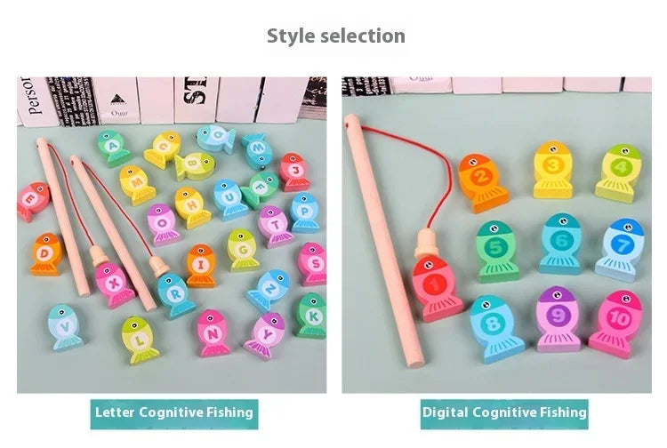 Wooden Fishing Toys for Kids | Fun Montessori Learning Game