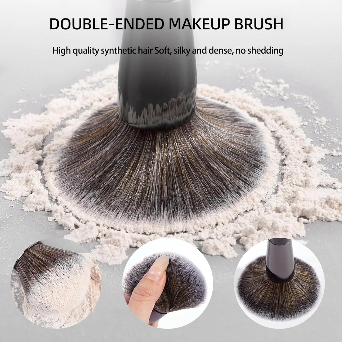 20-Piece Double Ended Makeup Brush Set for Flawless Application