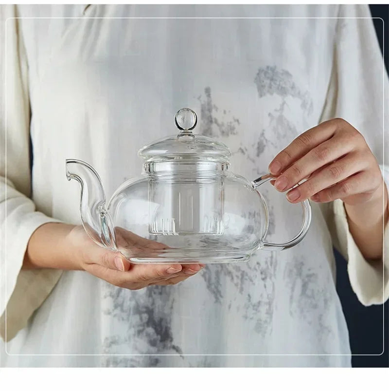1000ML Heat Resistant Glass Tea Pot with Infuser | Elegant Tea Brewing