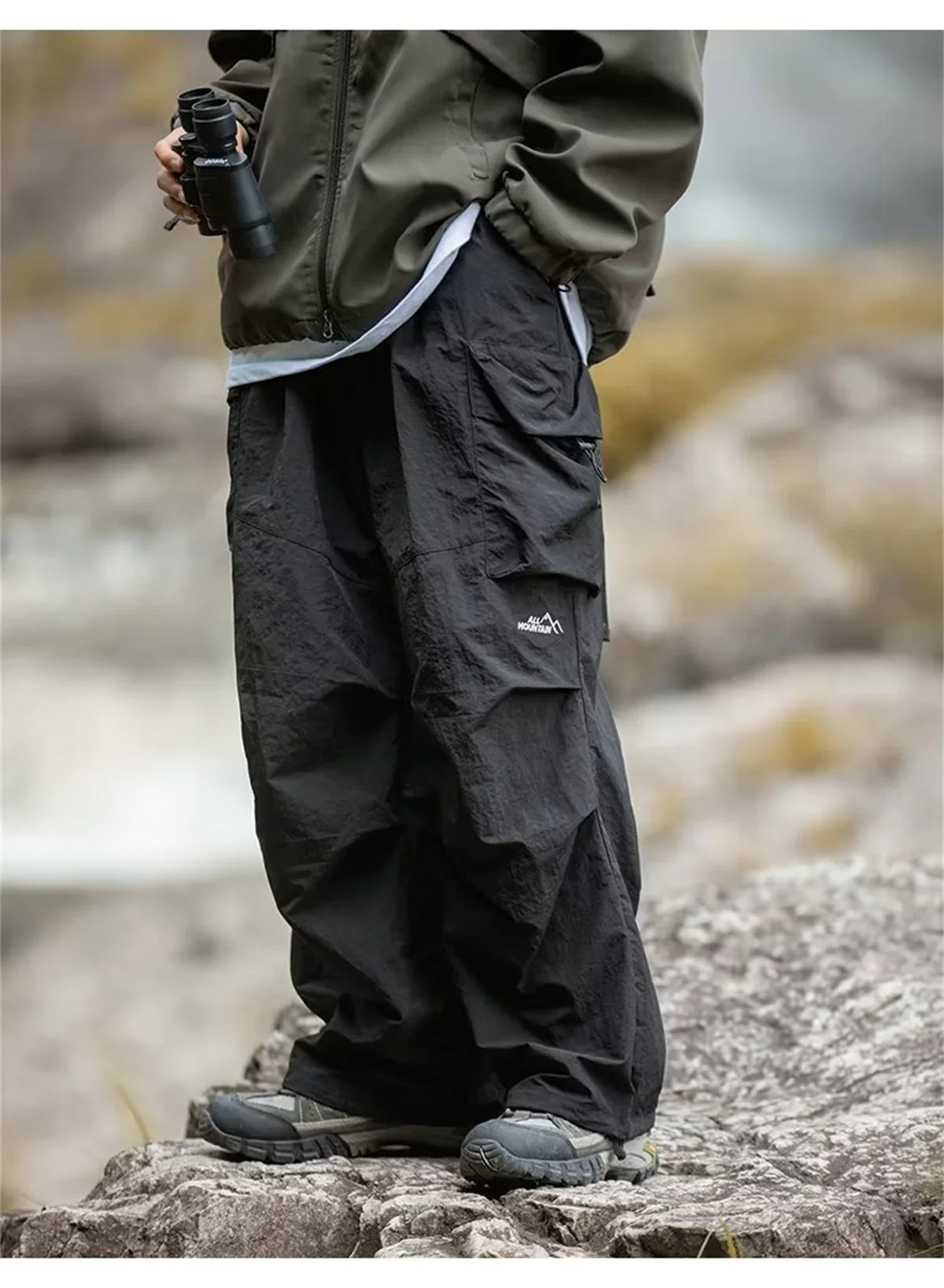 Men's Waterproof Hip Hop Cargo Pants | Stylish Casual Workwear