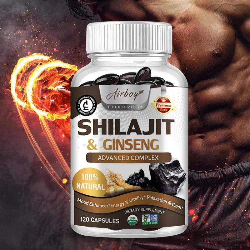 Shilajit Energy Boost Capsules | Enhance Performance & Vitality
