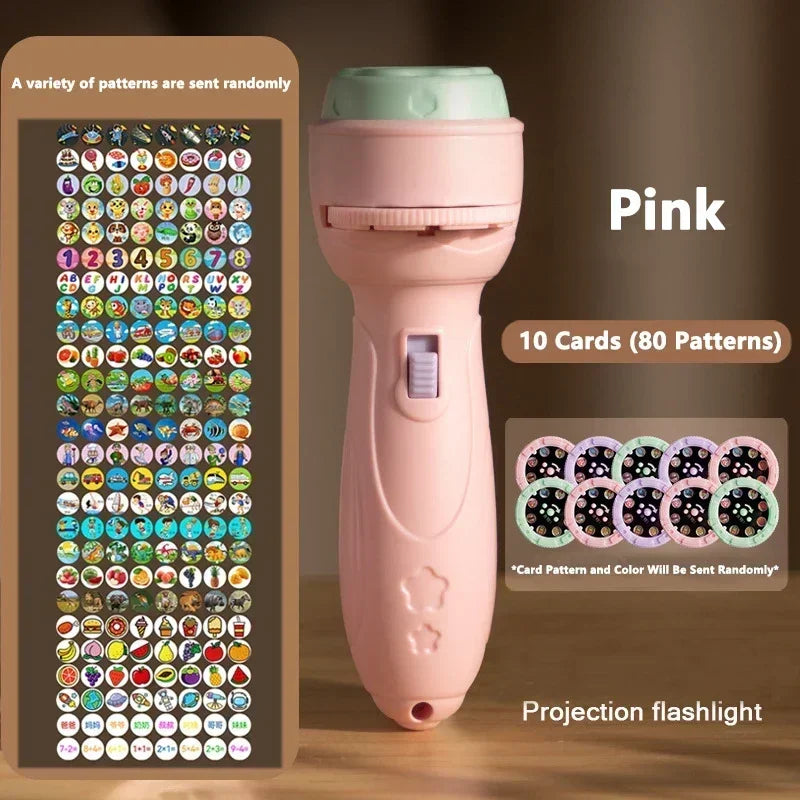 Projection Flashlight Toy | Fun and Educational Projector for Kids