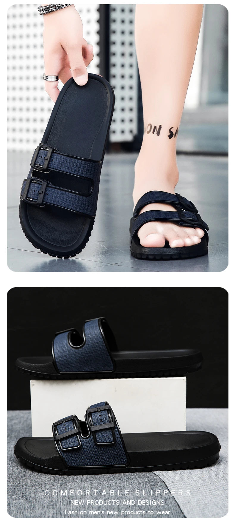 Men's Comfortable EVA Slippers for Indoor & Outdoor Use