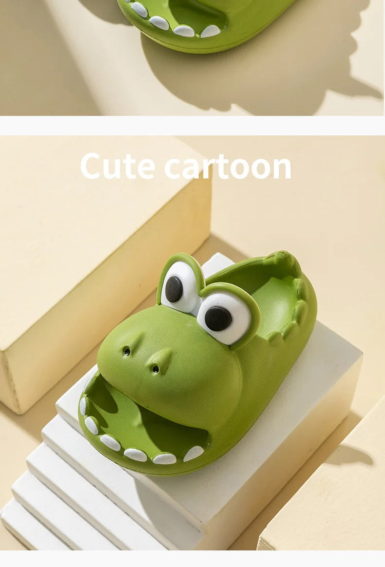 Dinosaur Kids' Slippers | Fun Non-Slip Indoor Sandals