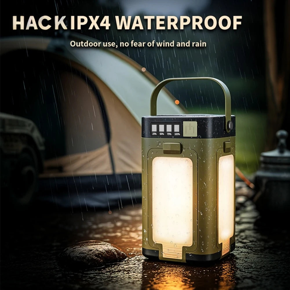 Rechargeable Waterproof Solar Camping Lantern | Portable & Foldable