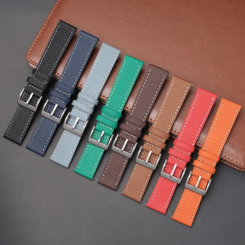 Calfskin Leather Watch Strap | Quick Release, Handmade Design