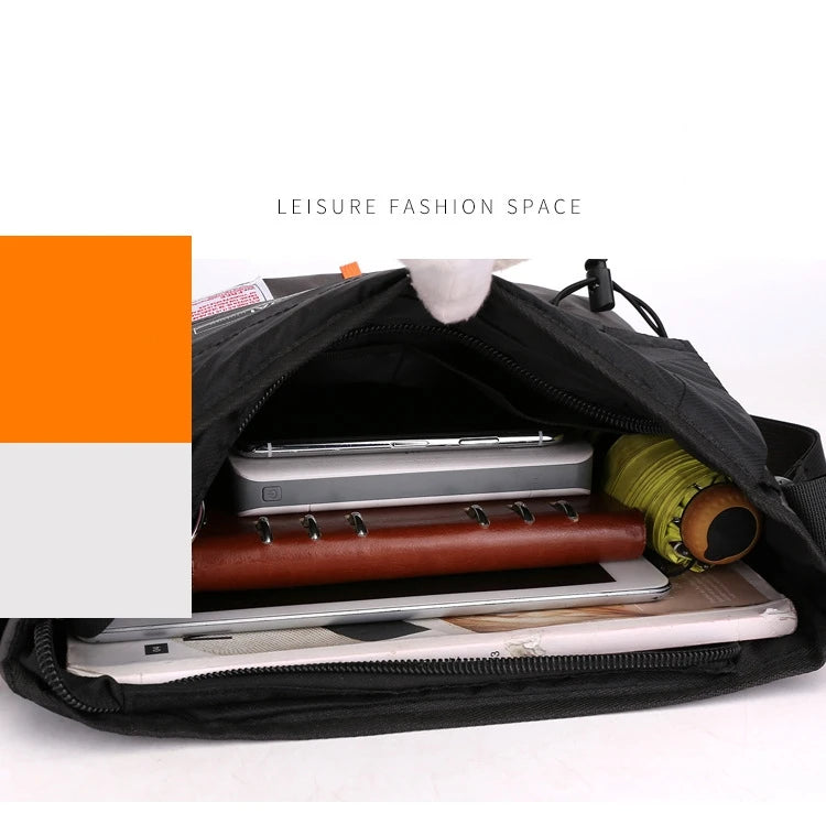 Bandolera de nailon multiusos para hombre | Versátil