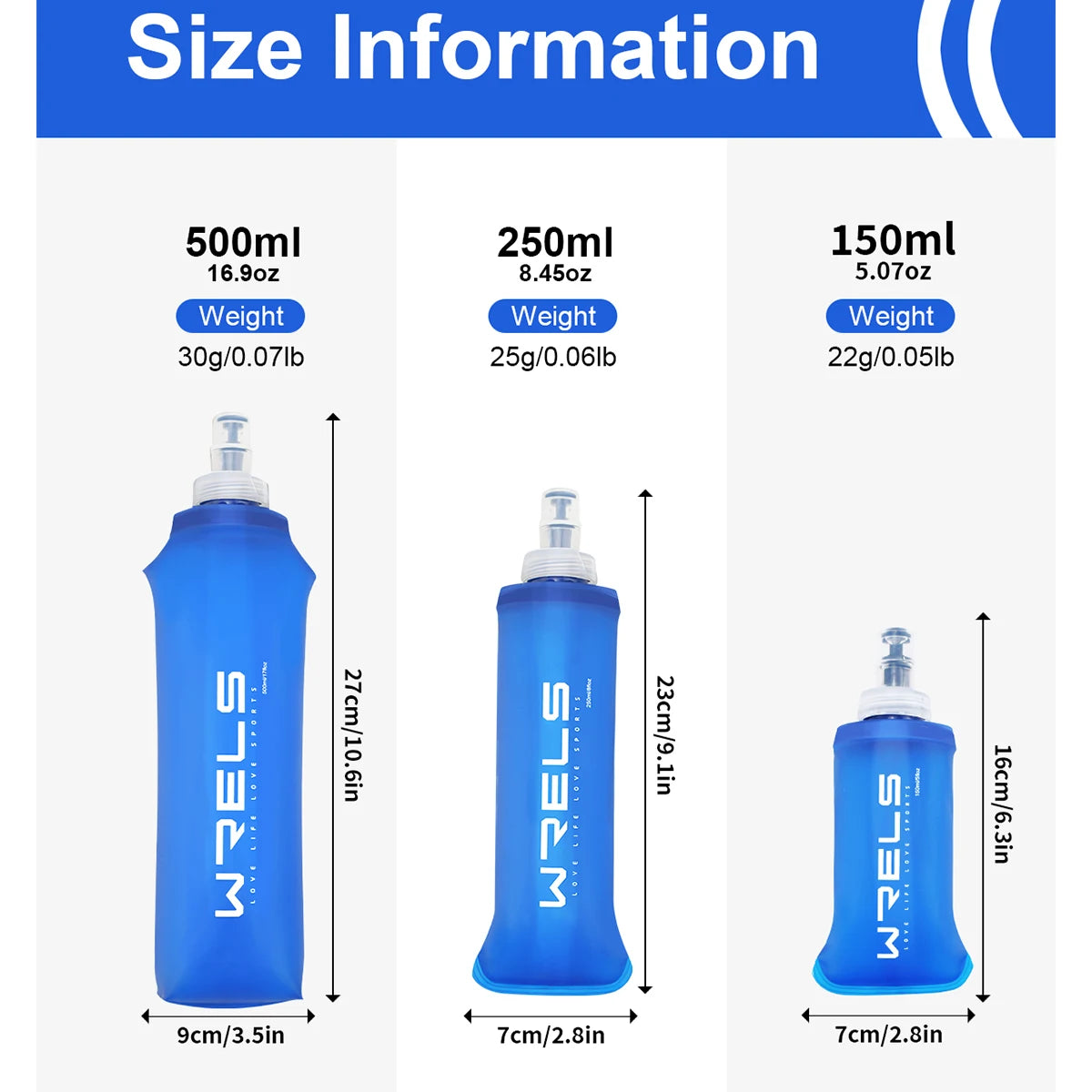 Collapsible Soft Water Bottle for Outdoor Hydration | BPA Free