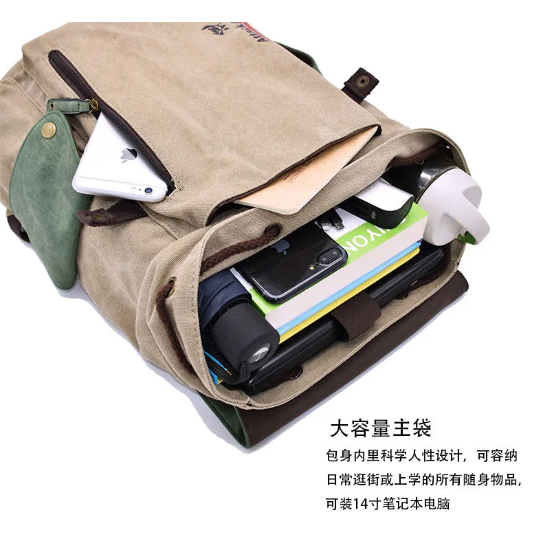 Large Capacity Cartoon Anime Canvas Backpack | Perfect for Fans