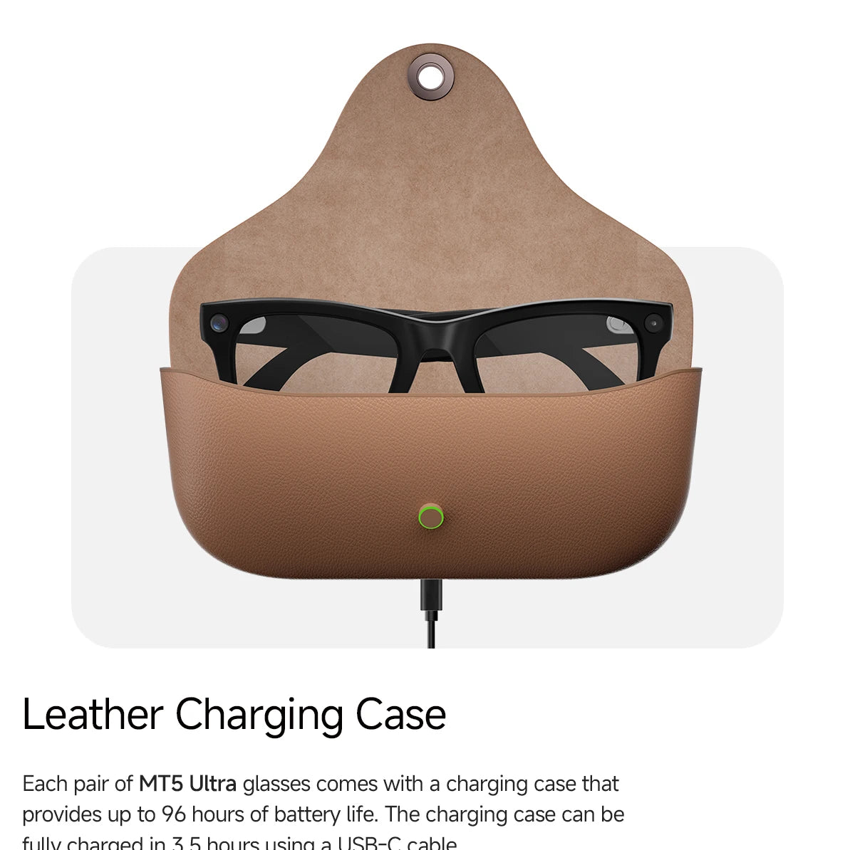 AI Smart Glasses with Real-time Translation and 800W Camera