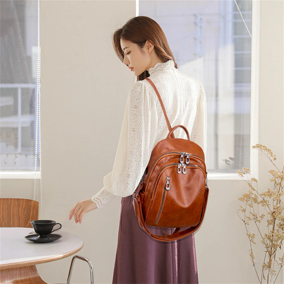 Fashion Large Capacity Women’s Shoulder Bags | Versatile Travel Backpacks