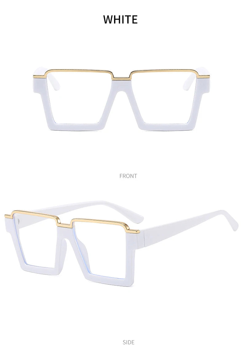 Chic Oversized Blue Light Blocking Glasses | Fashionable Protection