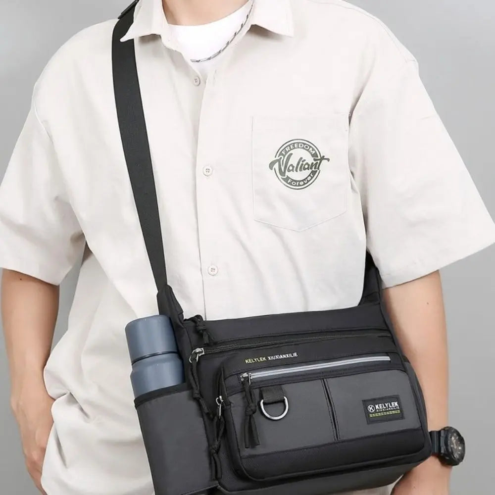 Large Capacity Men's Shoulder Bag | Versatile Multi-Purpose Messenger
