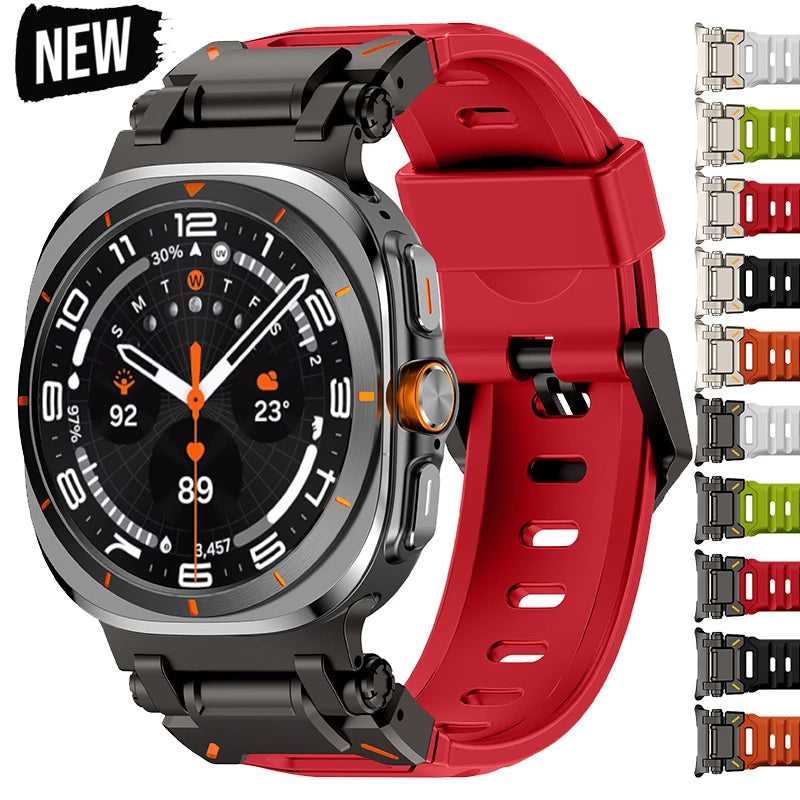 Sport Fluororubber Strap for Galaxy Watch Ultra 47mm | Durable & Stylish