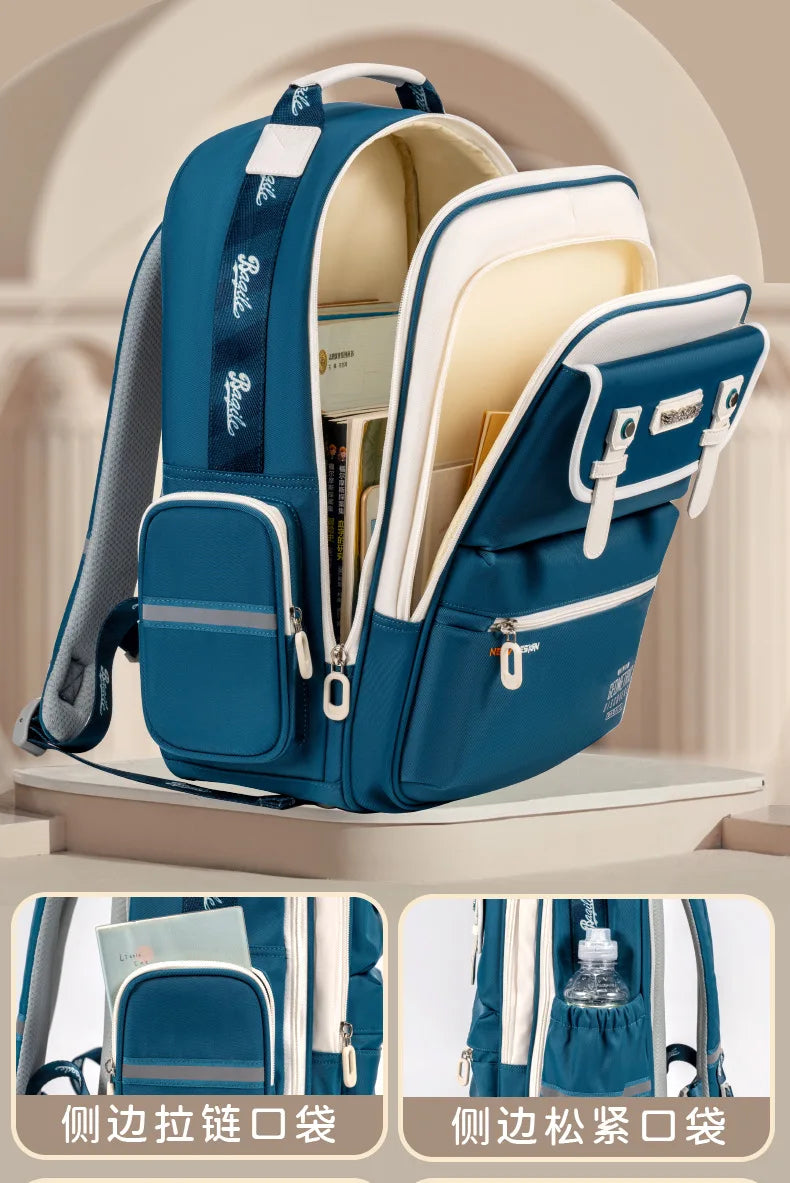 Kids Ergonomic Backpack with Spine Protection | Cloud-Design School Bag