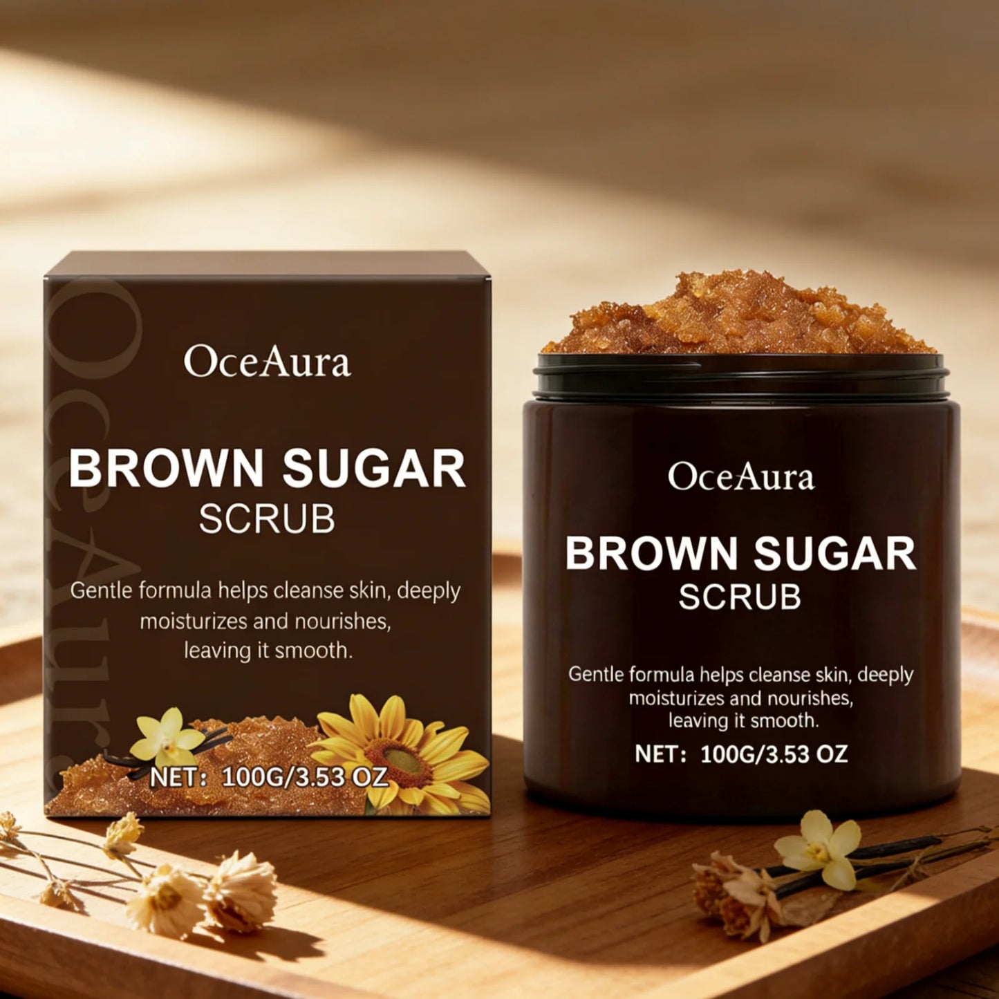 Exfoliating Brown Sugar Scrub for Body | Deep Clean & Moisturize