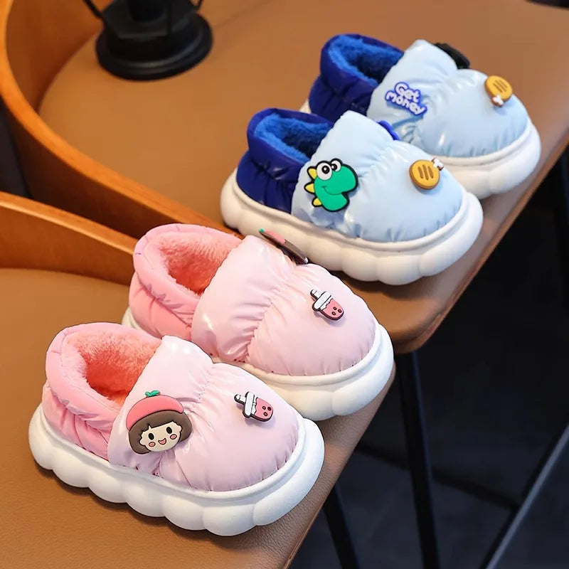 Children's Warm Plush Slippers | Cozy Anti-Slip Winter Footwear