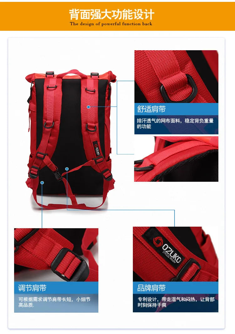 Large Water Repellent Backpack for Men | Stylish Travel Schoolbag