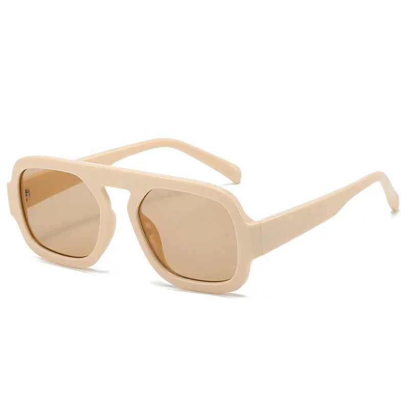 Retro Square Sunglasses for Men and Women | UV400 Protection Shades