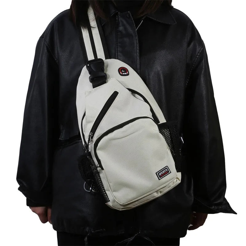 Adjustable Women's Chest Bag | Versatile Small Sports Backpack