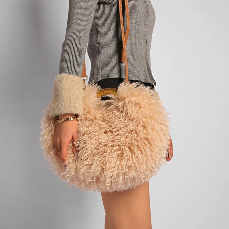 Bolso de hombro de piel sintética para mujer | Elegante bolso de playa para toda ocasión