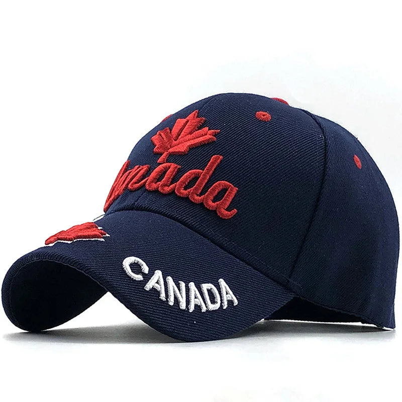 Embroidered Canada Flag Baseball Cap | Stylish Snapback Hat for All