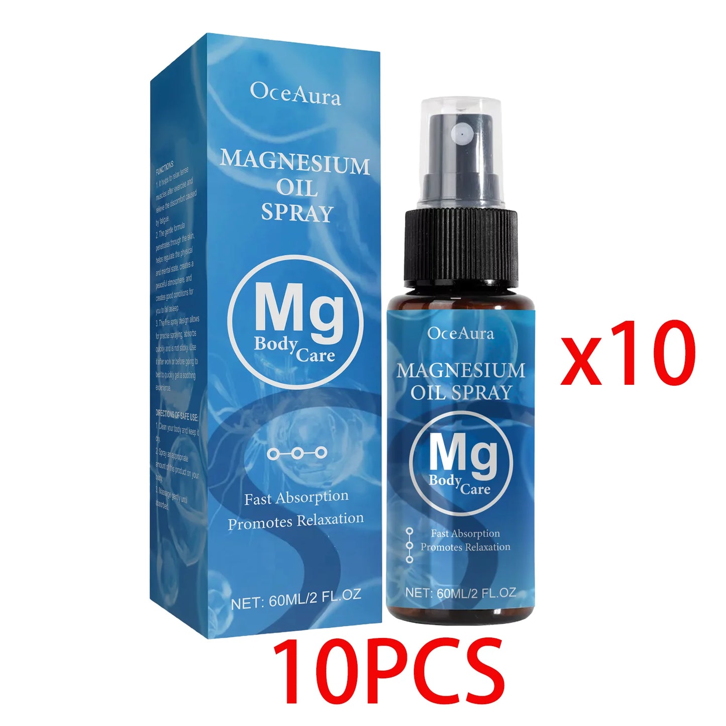 Magnesium Oil Spray for Relaxation & Muscle Relief | Better Sleep