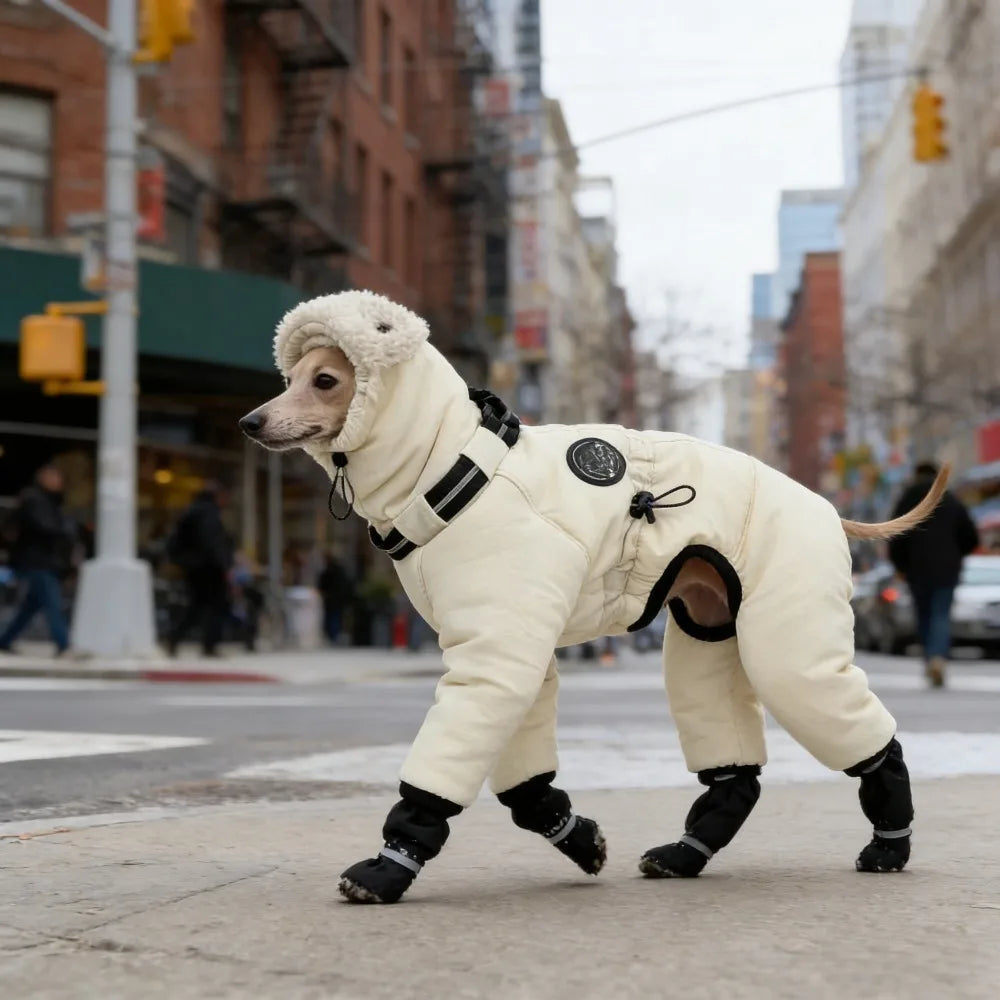 Large Breed Dog Winter Coat | Stylish & Warm Cotton Jacket
