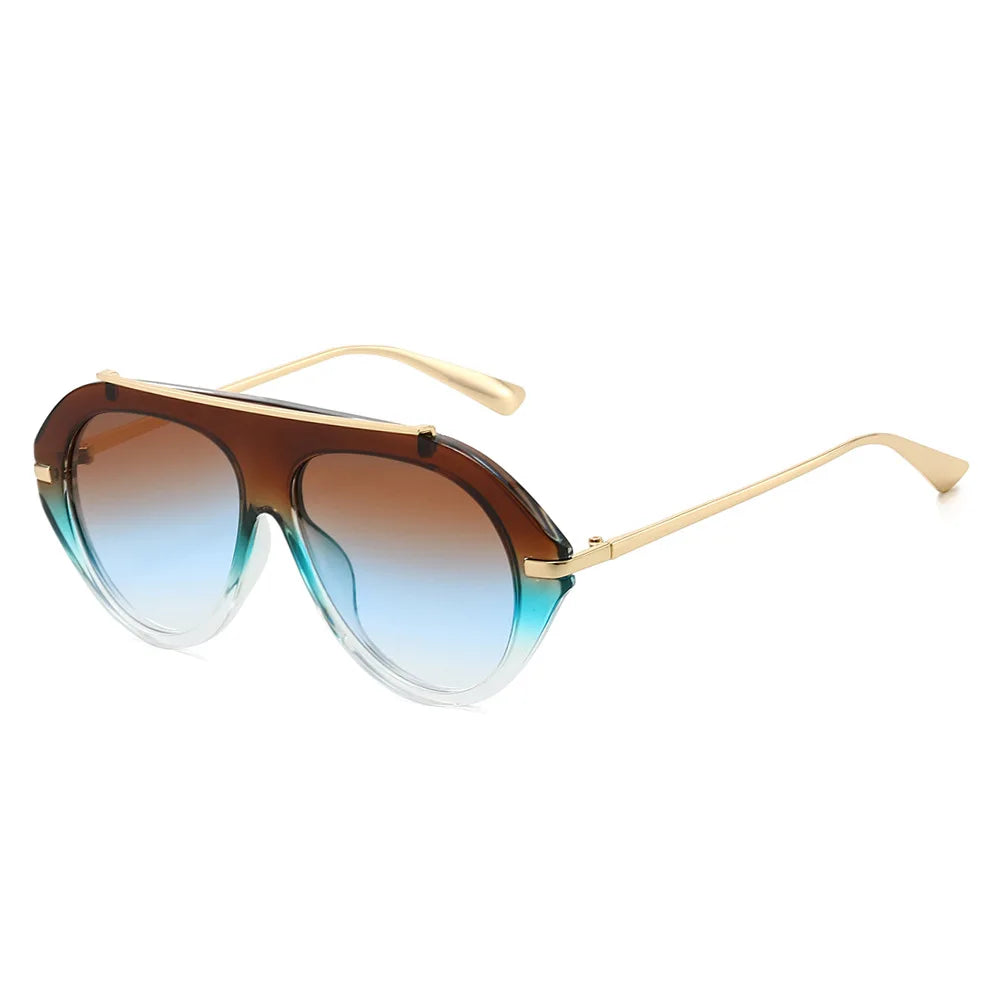Oversized Retro 70s Pilot Sunglasses | Stylish Vintage Shades
