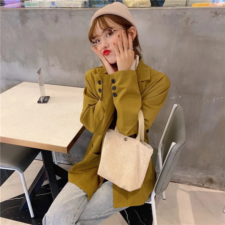 Elegante bolso de mano pequeño de terciopelo para mujer | Un esencial de estilo casual