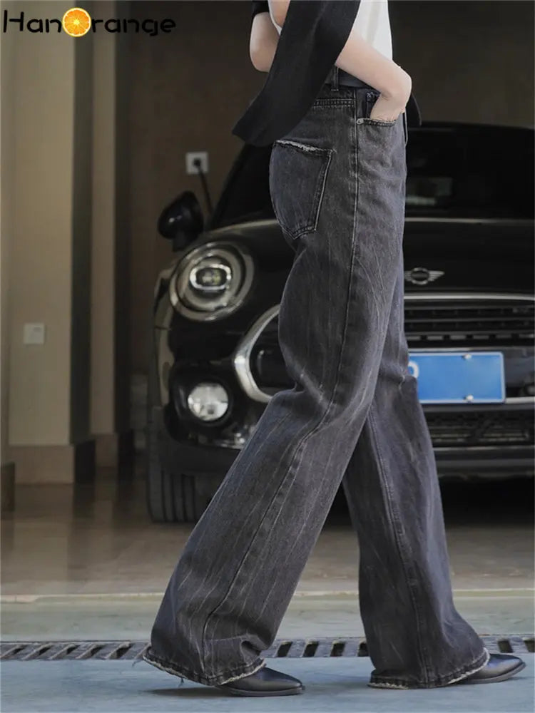 High Waist Retro Jeans for Women | Stylish Elastic Denim Pants