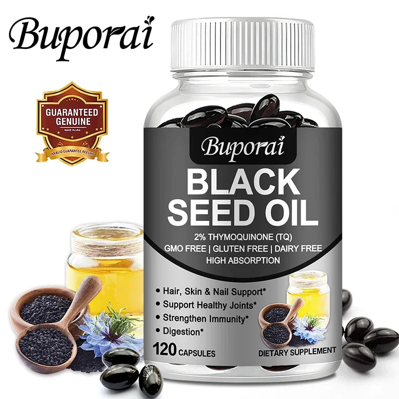 Black Seed Oil Capsules | Natural Immune, Joint & Skin Support
