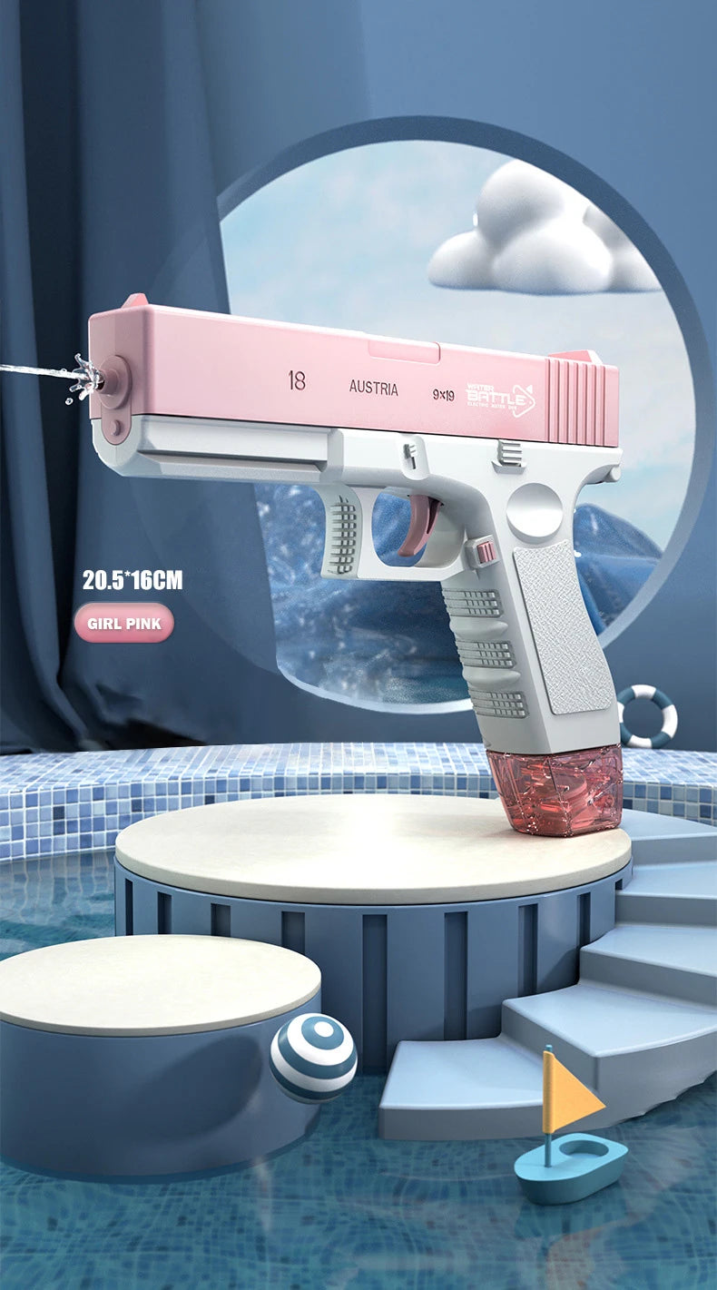 Electric Water Gun Pistol | Long Range Fun for Kids